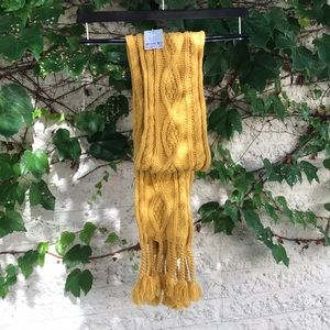 Mossimo Yellow Scarf,  89" long, NWT
